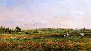 Charles-Francois Daubigny Fields in the Month of June oil painting on canvas